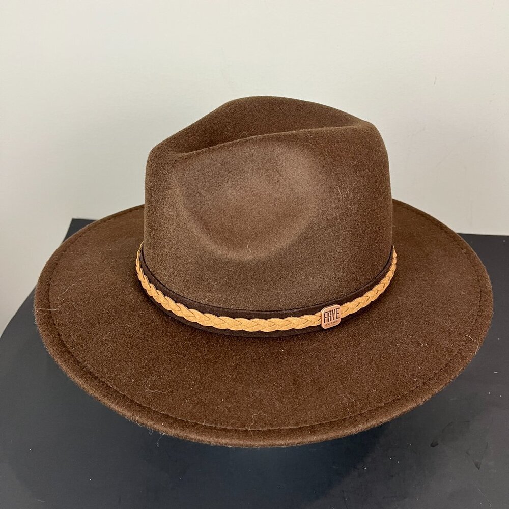 Unisex Brown Frye & Co. Felt Hat Size OS, Adj.NWT